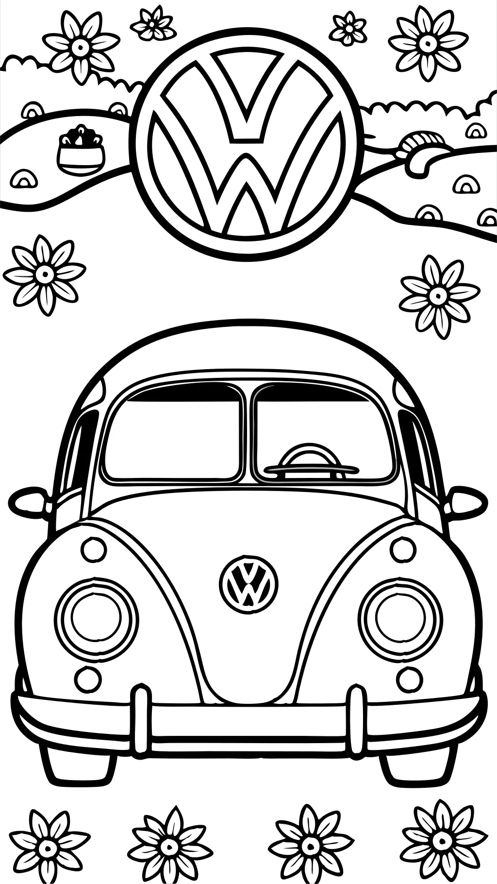 Páginas para colorear de Volkswagen